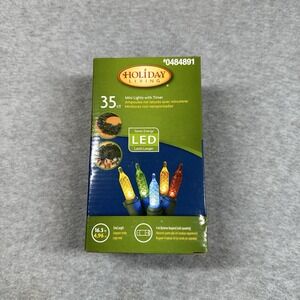 35 LED‎ Battery Operated Portable String Lights Multicolor Timer Holiday Living